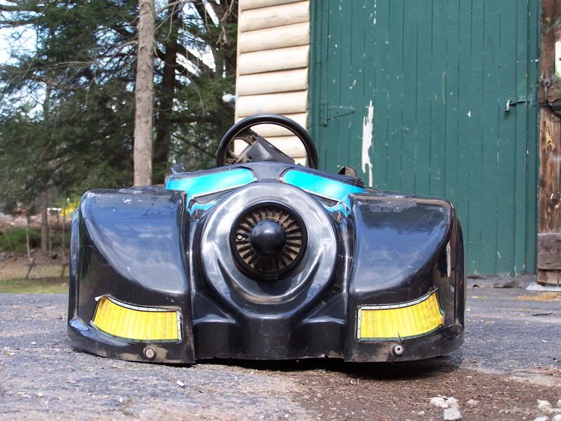 Modified Power Wheels batmobile made by power drivers